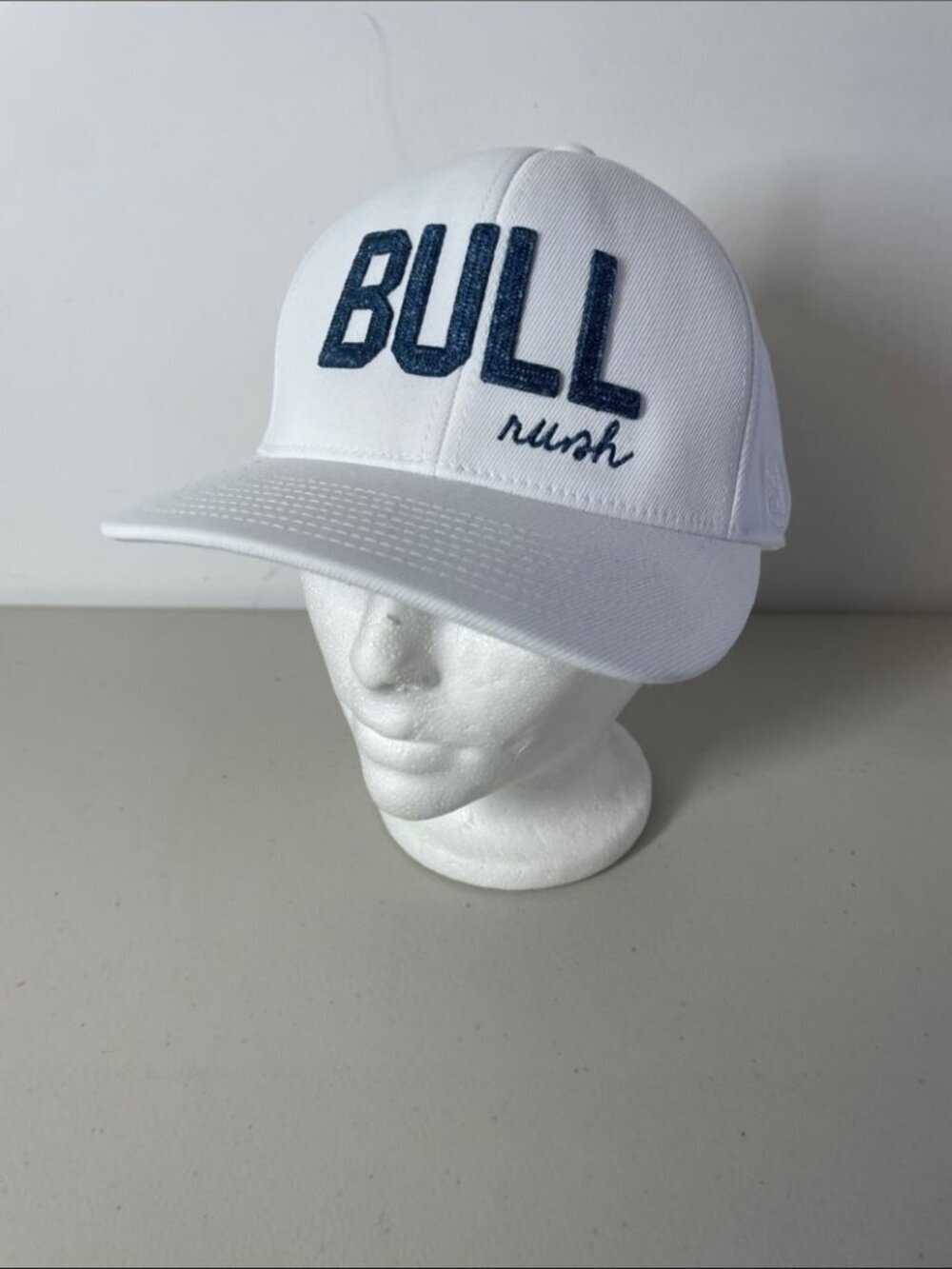 G/FORE Bull Rush Embroidered White Performance Golf Cap Branded Interior